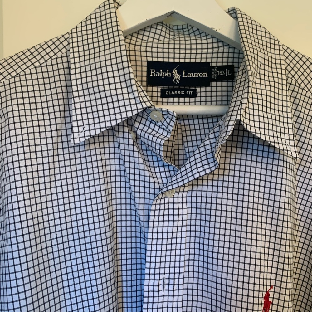 Ralph Lauren classic fit dress shirt, men’s size L. NWOT